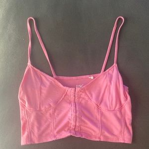 Pink crop top